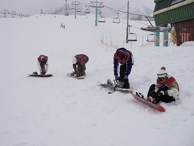 スノーボードスクール